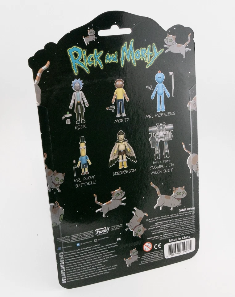 Funko Adult Swim Rick and Morty MR. MEESEEKS Action Figure Snowball w/ R Leg - Image 3 of 3