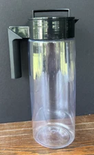 Takeya Black Plastic Pitcher Made in the USA 2 Quart Airtight Patented BPA Free