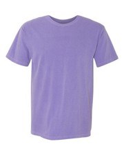 Comfort Colors Unisex Short Sleeve Garment Dyed T-Shirt Blank Wear Violet Small