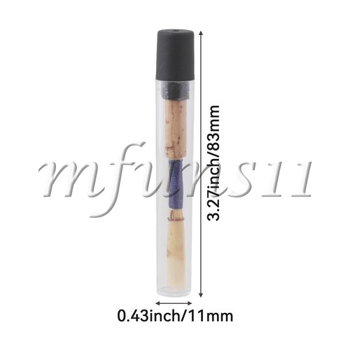 Canna oboe 5 pezzi resistente morbida fatta a mano con custodia in plastica colore legno - Foto 5 di 5