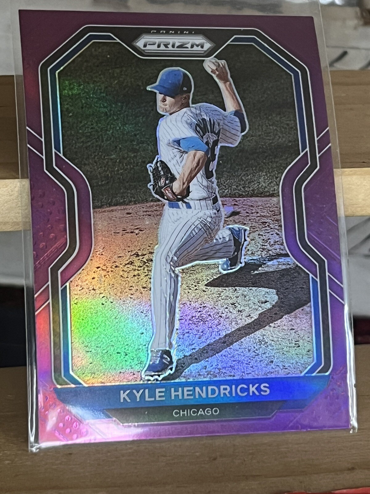 2021 Panini Prizm - Purple Prizm #97 Kyle Hendricks
