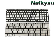 New HP 15-db0011dx 15-db0069wm 15-db1003dx 15-db0082wm Backlit Keyboard Silver