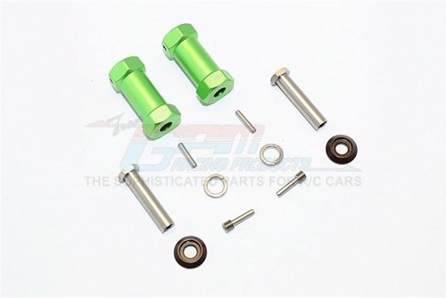 GPM RR010/275 ALU WHEEL HEX ADAPTERS 27MM WIDTH 1/10 RC AXIAL RR10 BOMBER - Picture 3 of 7