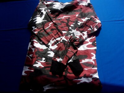 Chemise BDU Camouflage Rouge Urbain - Manches Longues - Taille Moyenne - US Military Issue