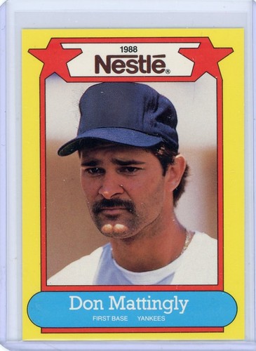Don Mattingly 1988 Nestle Baseballkarte #15 NY Yankees in Top Loader - Bild 3 von 6
