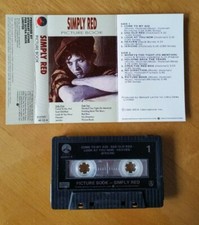 SIMPLY RED - PICTURE BOOK -ORIGINAL 1985 CASSETTE ALBUM-XCLNT 2 ALMOST LIKE NEW