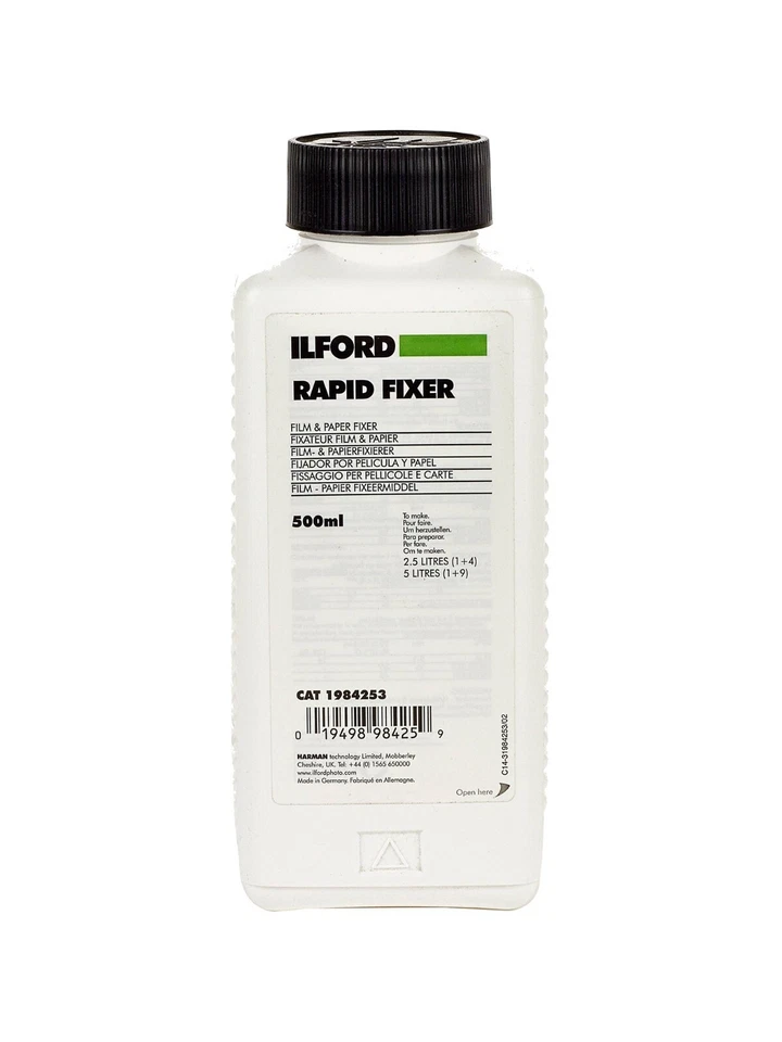 Fijación de papel/película blanco y negro - Ilford Rapid Fixer - líquido 500 ml - Imagen 1 de 1