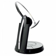 Jabra GN9330e Silver/Black Wireless Headband Headset System for Desk Telephones