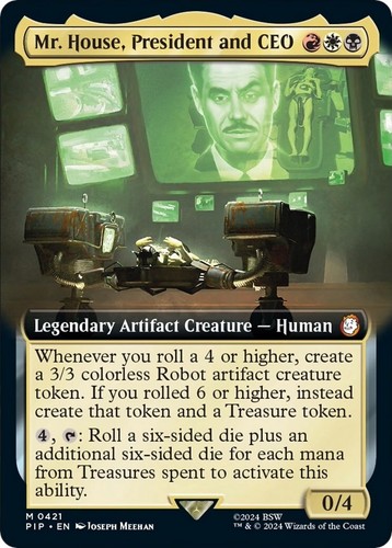 mtg mr house commander deck Mr. House, President and CEO MTG EDH Commander Deck, Shake'm up, Shake'm!