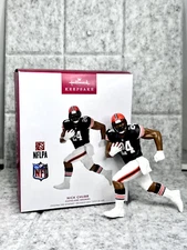 Hallmark Nick Chubb Cleveland Browns NFL Keepsake Ornament 2023 NEW