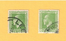 Briefmarken New Zealand 1925 King Georg V 1/2 d