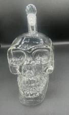 Skull Decanter Glass Skull Prop Whiskey Bottle 550ml