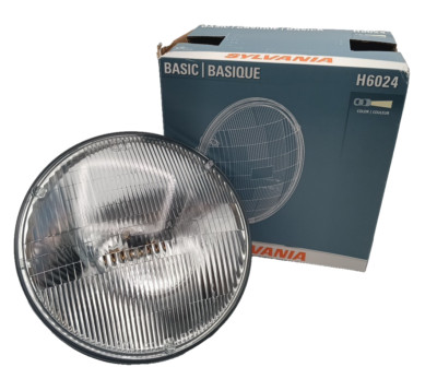 New Sylvania Basic H6024 Head Light Sealed Halogen Beam Headlamp