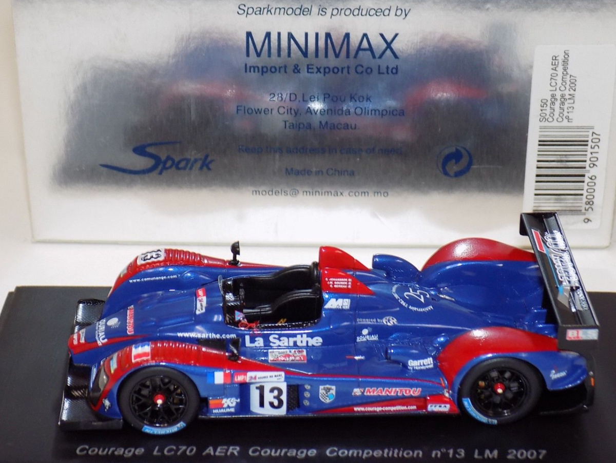 Spark Courage C30 LM - 1993 Le Mans 24 Hours - #12 1:43 model car