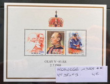 TIMBRES NORVEGE 1988 YT BF N°9 NEUF ** MNH
