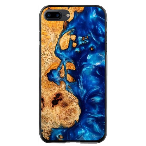 slab Wood epoxy resin surface Hard Black Cover For Apple iPhone 12 13 14 - Picture 21 of 25