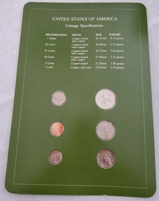 1979-1986 Franklin Mint Coin Set United States of America | eBay