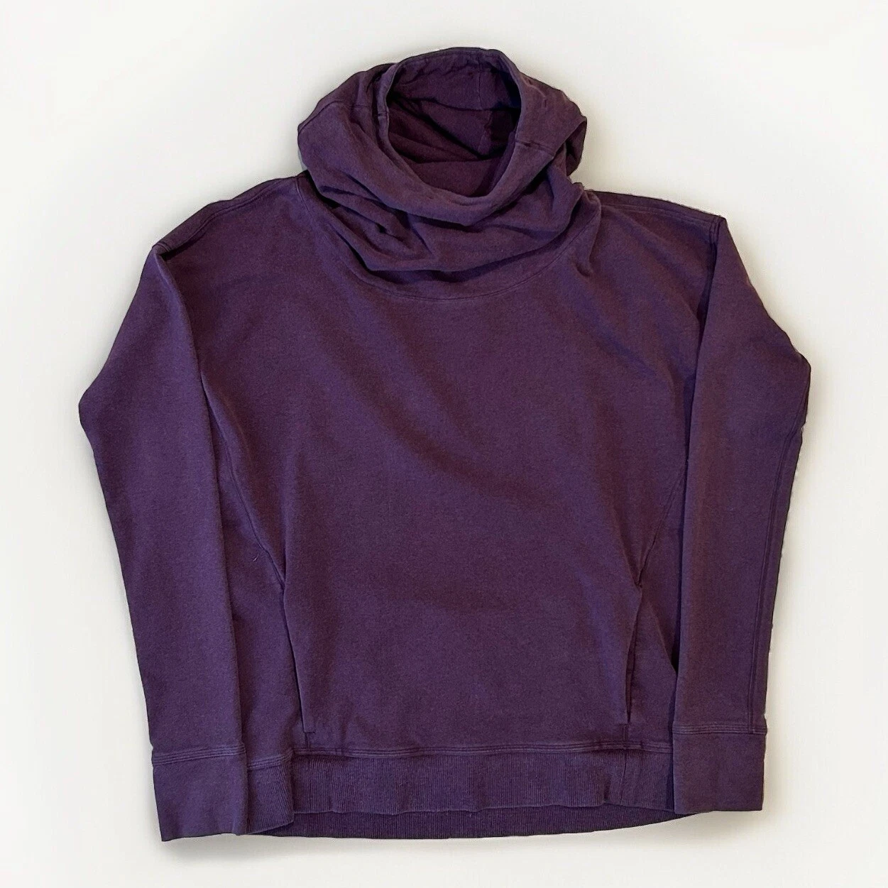 Lululemon Stress Less Hoodie Funnel Cowl Neck Women’s 8