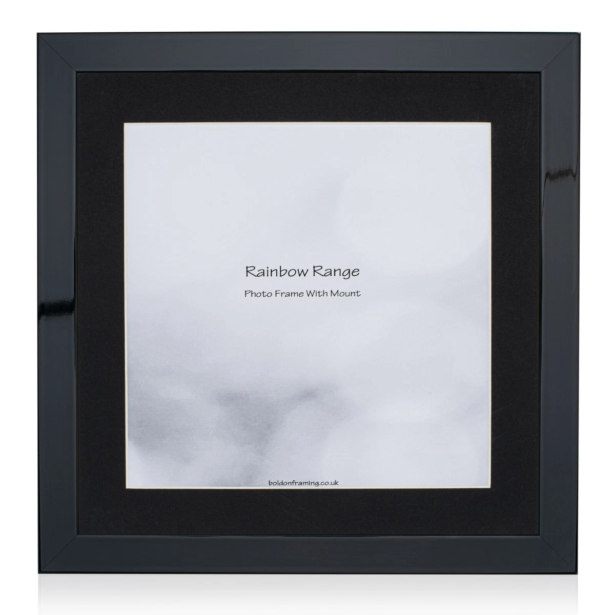 Large black picture 2024 frame with mount