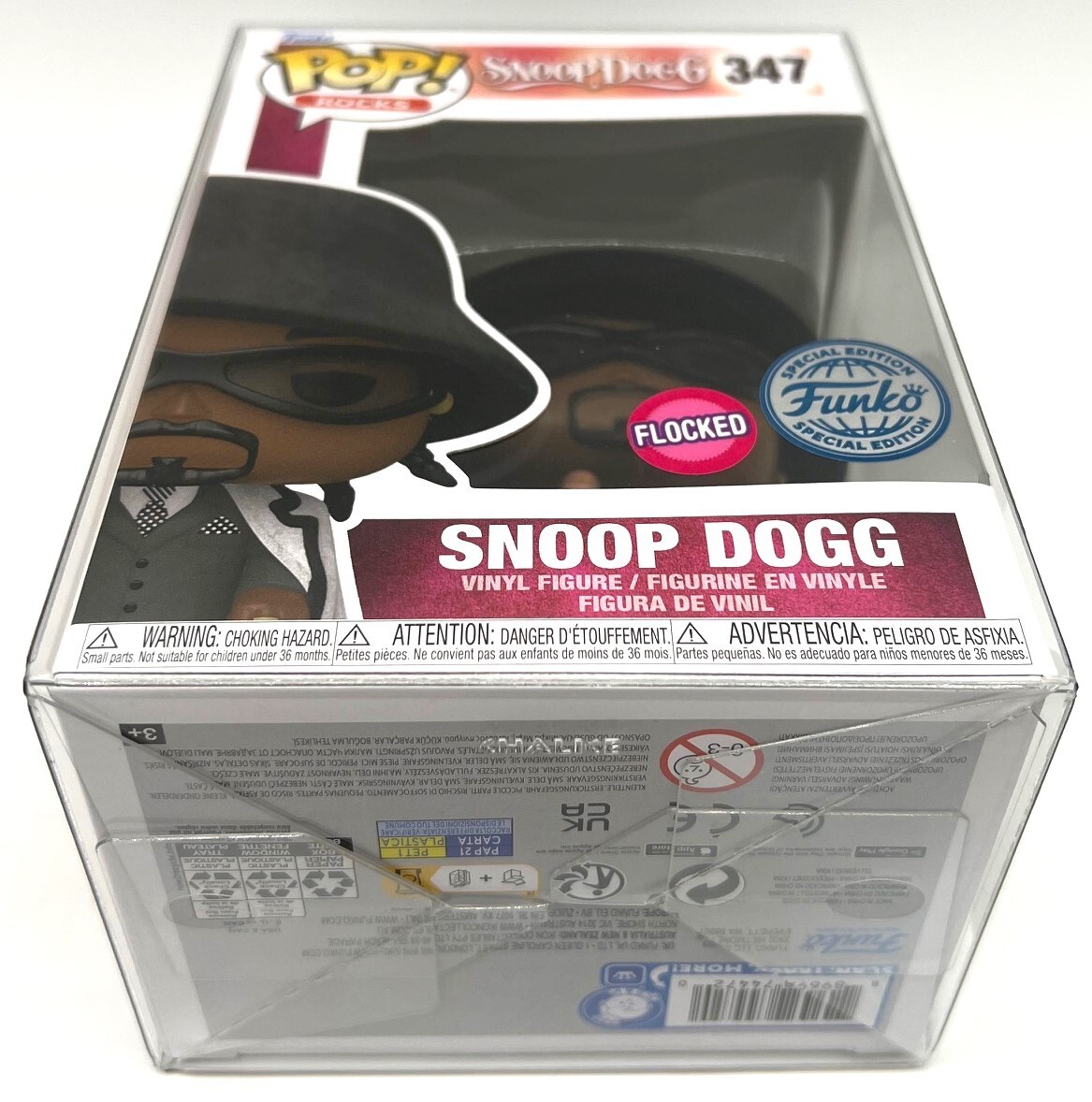 Funko Pop! Rocks Snoop Dogg #347 Flocked Funko Special Edition