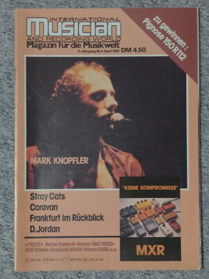 Musician 4/1981 deutsche Ausg. (Mark Knopfler / Dire Straits,Stray Cats,Caravan)