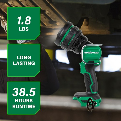 Metabo HPT UB18DHQ4M 18V MultiVolt LED Handheld Spotlight (Tool Only) New - Picture 2 of 12