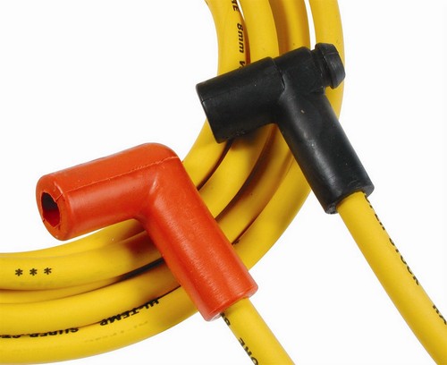 Accel ACL4050 Yellow 8 mm Spark Plug Wire Kit fits Chevy Corvette 1975-82 - 第 4/11 張圖片
