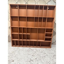 Trinket Shelf Tray Display 1:12 Brown Miniatu...
