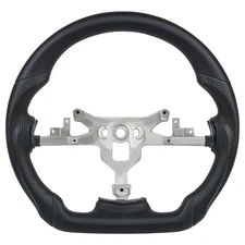 🏁Nappa Steering Wheel For Chevrolet Corvette C6 06-11 Perforated Leather Grips