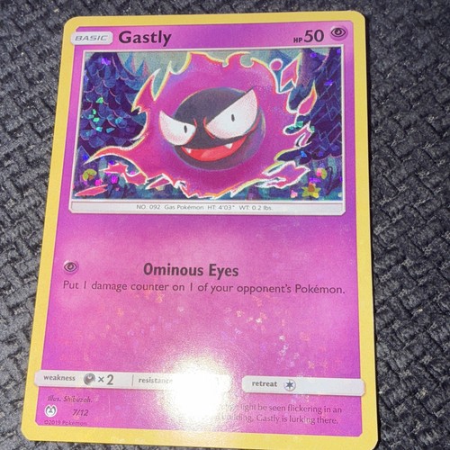 Gastly 7/12 McDonald's 2019 Holo Promo Pokemon TCG English 50 HP