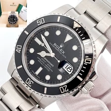 Rolex Submariner Date 40mm Black Dial Steel Watch 116610LN Box Papers