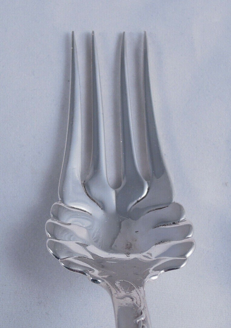 Tiffany Vine Sterling Silver Cold Meat Fork Grapes Monogram | eBay