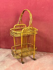 Carrello bar in bambù, anni '60