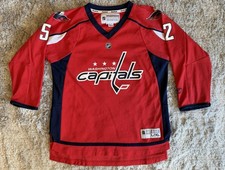 NHL Jersey Washington Capitals Youth L/XL Reebok Ice Hockey