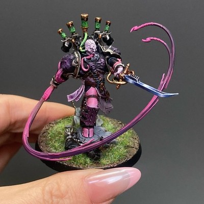 Warhammer 40K Daemon Of Slaanesh Lucius the Eternal Painted Emperor's Children
