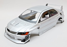 110 Body Shell Mitsubishi Lancer Evo 9 Voltex Body 200mm Finished -silver- 110 Body Shell Mitsubishi Lancer Evo 9 Voltex Body 200mm Finished -silver-