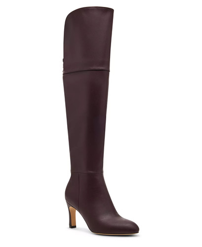 Madden Girl Decode Dress Boots Womens US 10M Burgundy Pointed Toe Over-The-Knee