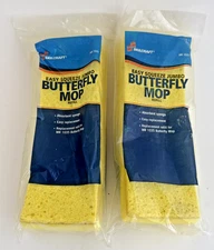 Vintage New Old Stock SKILCRAFT Jumbo Butterfly Mop Refill MR1025 Set of 2