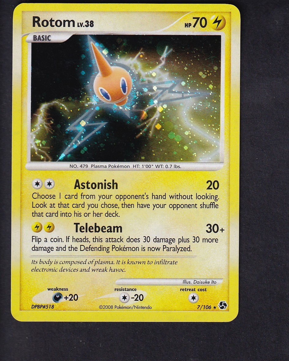 Rotom 7/106 Holo - Pokemon TCG Great Encounters
