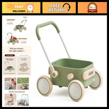 Baby Push Walker with Wheels - Toddler Wagon for 6-12 Months, First Steps Toy, I