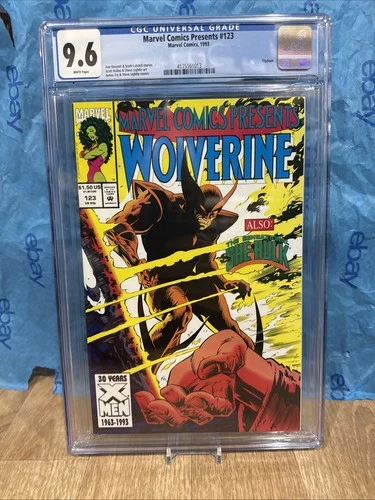 Marvel Comics Presents #123 (1993)! Ghost Rider Wolverine Cgc 9.6 Graded Comic