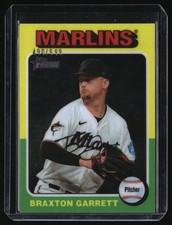 2024 Topps Heritage #319 Braxton Garrett Chrome #/999