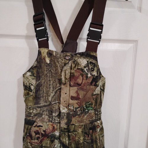 RedHead For Youth M Camo Lined Overalls Crisscross Straps Zip Legs Outdoors Hunt - Picture 3 of 20