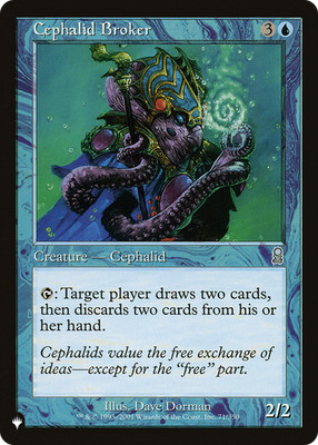Cephalid Broker (REGULAR) x1 - MTG The List PLST #ODY-71