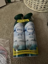 2 Febreze Air Effects FRESH CUT PINE Air Freshener Aerosol Room Spray