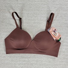 NEW Shapermint Everyday Empower Wireless Contour T-Shirt Bra Sz L Brown Seamless