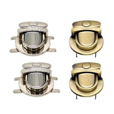 20 PCS Metal Tuck Push Lock Closure Catch Clasp Buckle Fastener Bag Handbag Kit