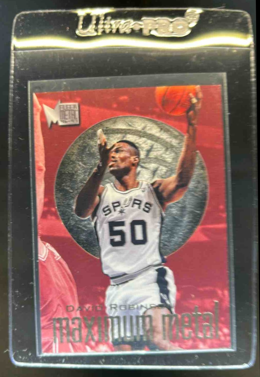 1996-97 Fleer Metal David Robinson Maximum Metal #9 Spurs