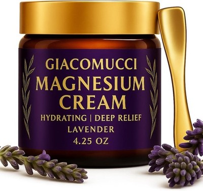 Magnesium Cream for Nighttime Relief - Magnesium Chloride Body Balm - Fast Absor
