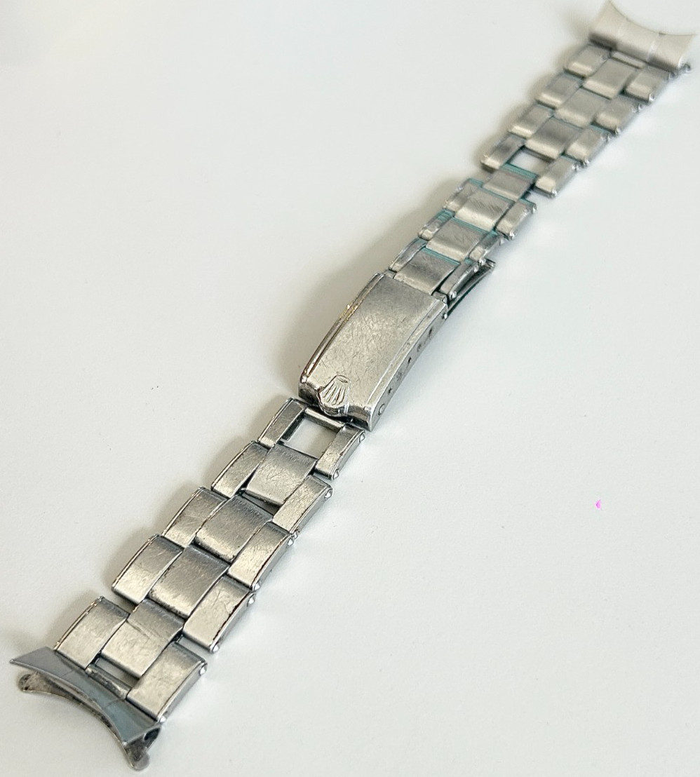 A Vintage Rolex Oyster Stainless Steel Watch Bracelet. Dated 1967/ 19mm image 3